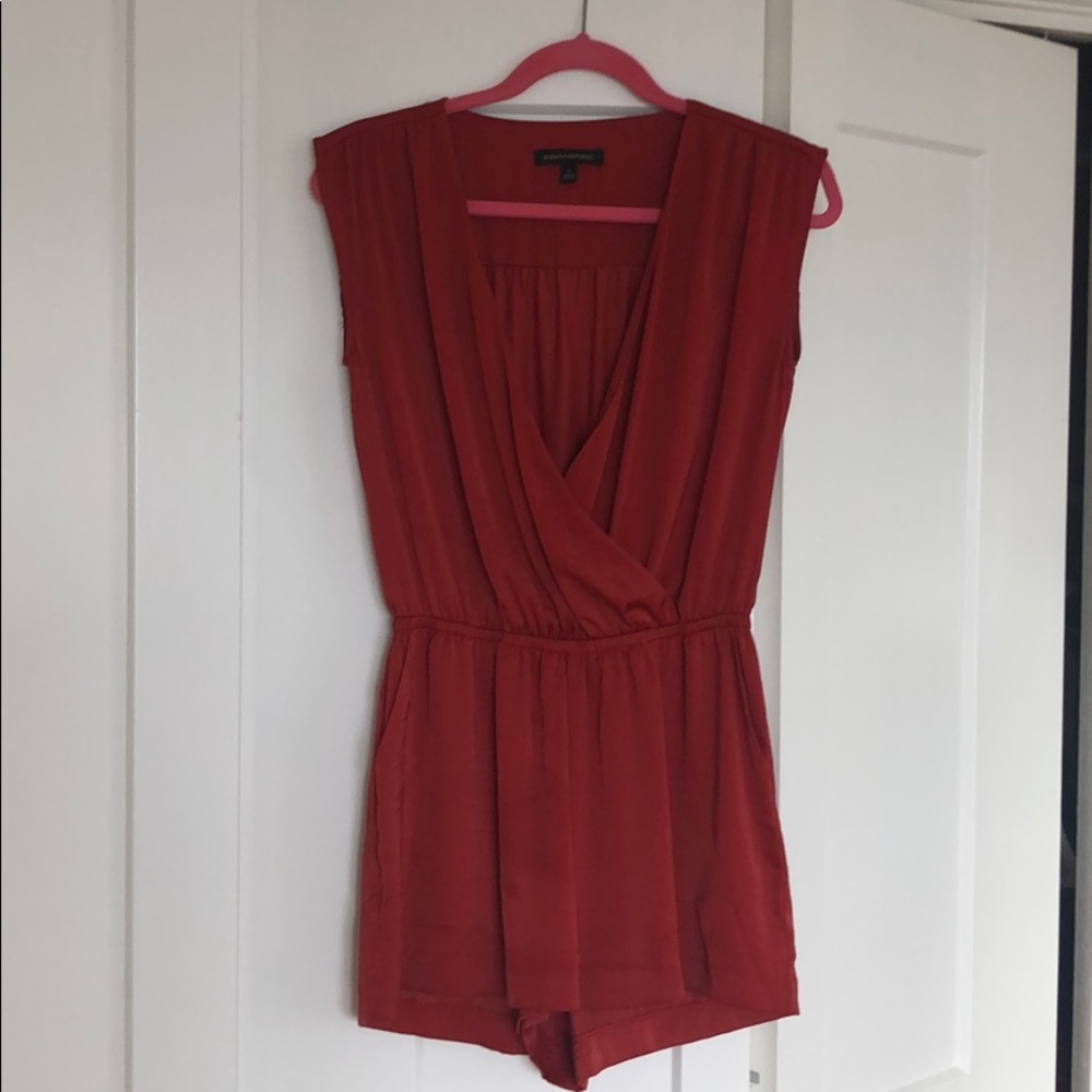 Banana Republic silk Romper